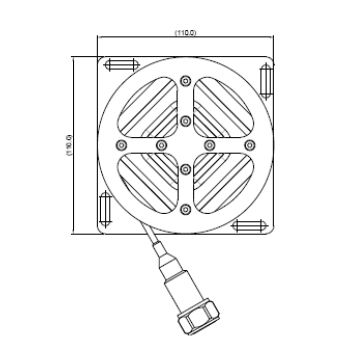 100 Watt 6 GHz RF Cable Load Low PIM ( -158 dBc )