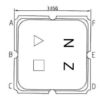 TA1003A 897.5MHz Saw Filter SMD 3.0 mm