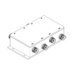 617 - 4200 MHz LOW PIM 4x4 RF Hybrid Combiner 4.3-10 Connectors