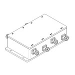 617 - 4200 MHz LOW PIM 4x4 RF Hybrid Combiner N Type Connectors