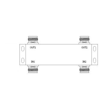 3 dB 600 - 3800 MHz LOW PIM Hybrid Coupler 4.3-10 Connectors