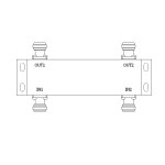 3 dB 600 - 3800 MHz LOW PIM RF Hybrid Coupler N Type Connectors