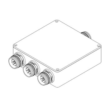 3 Way 500 - 3800 MHz LOW PIM Wilkinson RF Splitter Combiner 4.3-10 Connectors